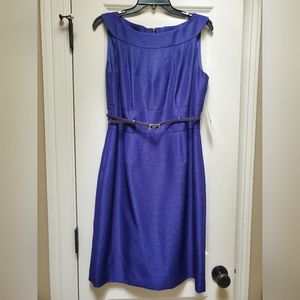 Tahari Amethyst Silk Dress
